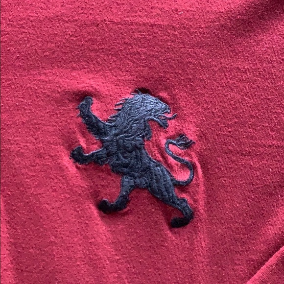 Dark red Long sleeve tee - Picture 2 of 5